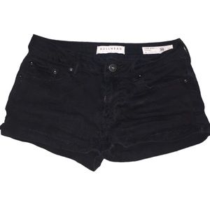 Black Bullhead Denim Shorts